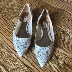 Badgley Mischka Gigi Flats Wedding Shoes
